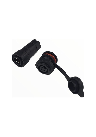 Ayt 16mm Su Geçirmez Konnektör Şase Seyyar Takım 3p Ic266m