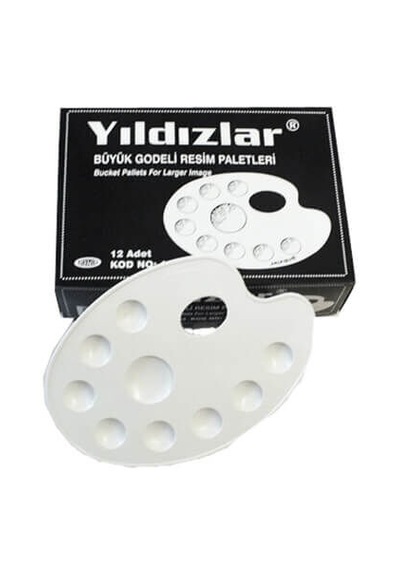 Yıldızlar Godeli Resim Paleti Büyük Oval 138
