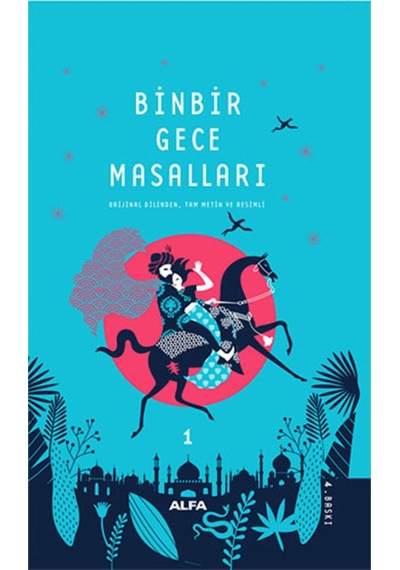 Binbir Gece Masalları 1 Ciltli + Yapışkanlı Not Kağıdı