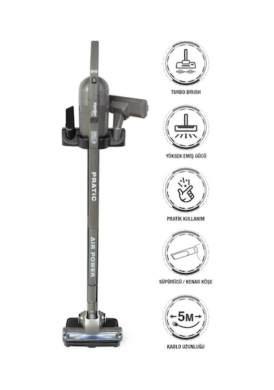 Fantom Pratic Air Power P 1250 Dikey Süpürge