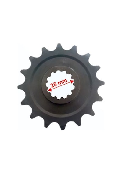 Racıng Ön Dişli 520-16T Iç 25X13 Tırnaklı Öm (492637859)