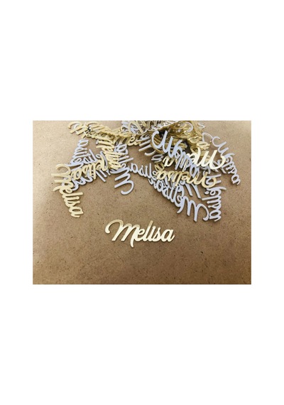 25 Adet 5x2 Cm Ebatlı Pleksi Arkası Bantlı Isim