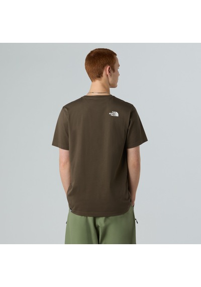 The North Face M Ss Simple Dome Tee Erkek T-shirt-30500 Haki