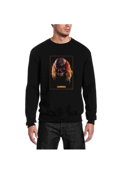 Slipknot Hammer Rock Metal Müzik Baskılı Siyah Erkek Örme Sweat (528945249)