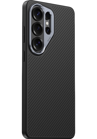 Galaxy Uyumlu S26 Ultra Kılıf Karbon Fiber M-safe Uyumlu Benks Hybrid Armorpro 600d Kevlar Kapak Siyah Siyah
