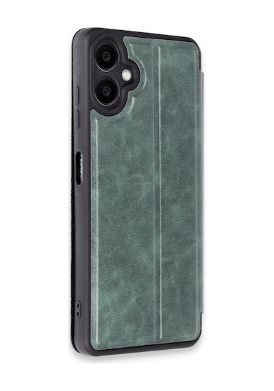 Samsung Galaxy  Uyumlu,  A06 Kılıf Flip Cover - Koyu Yeşil