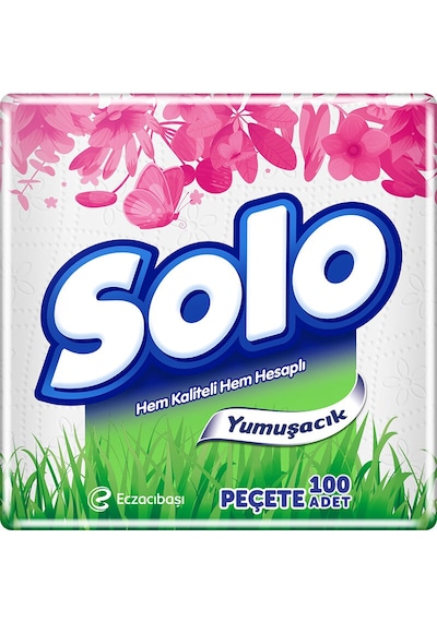 3 Adet Solo Süper Peçete 100'lü