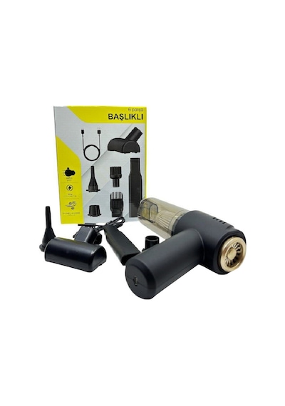Carub CRB-090901 60 W Şarjlı Araç Süpürgesi