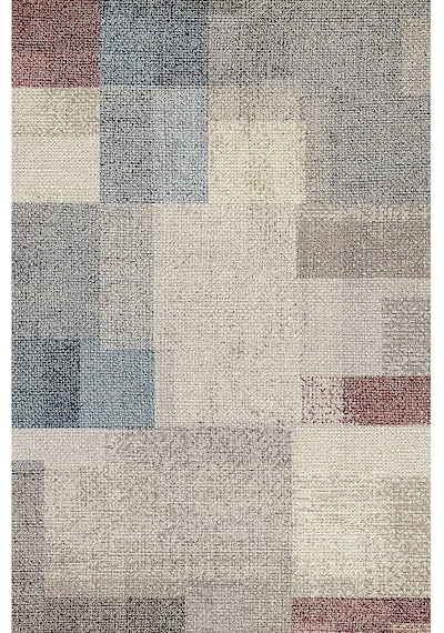 Latte Dizayn Apelia Kadife Pamuk Tabanlı Yıkanabilen Kaydırmaz Antibakteriyel Salon Halısı 160x230 Çok Renkli