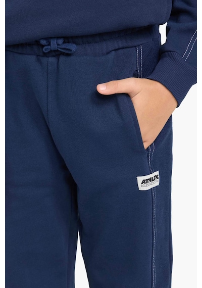 Defacto Erkek Çocuk 2li Takım Kapüşonlu Baskılı Sweatshirt Eşofman Altı G6174a826spnv256 Lacivert-nv256