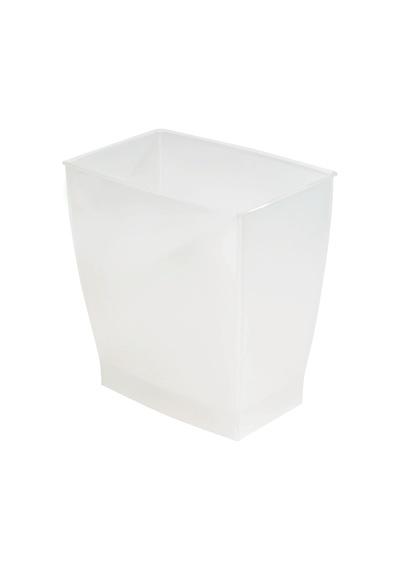 İdesign 64720eu Spa Rechteckiger Mülleimer, 11 Liter, Mattiert Belirtilmemiş