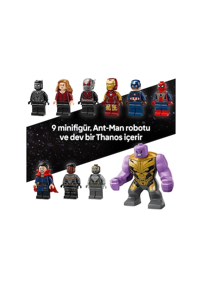 LEGO® ǀ Marvel Avengers: Endgame Son Savaş 76323 - 10 Yaş ve Üzeri Çocuklar için Süper Kahraman Minifigürü İçeren Oyuncak Yapım Seti (621P)