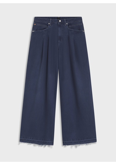 Boss Gri Kadın Lyocell Karışımlı Denim Pantolon 50552533