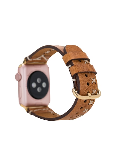 Bouletta Apple Uyumlu  Watch Deri Kordon 42-44-45Mm Aqua V18 Taba (546222642)