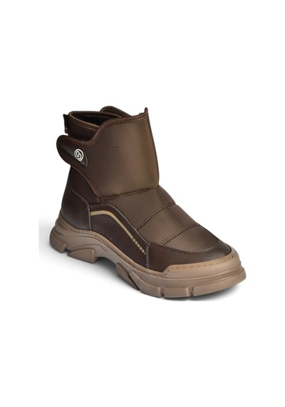 Fox Shoes Z820260304 Kahverengi Kumaş Cırt Cırtlı Kalın Tabanlı Kışlık Şişme Kar Botu Fox Shoes Z820260304 Kahverengi Kumaş Cırt Cırtlı Kalın Tabanlı Kışlık Şişme Kar Botu