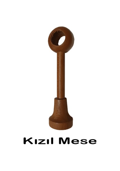 Perdemix Ahşap Rustik Taşıyıcı Ayak 1 Adet Kırmızı