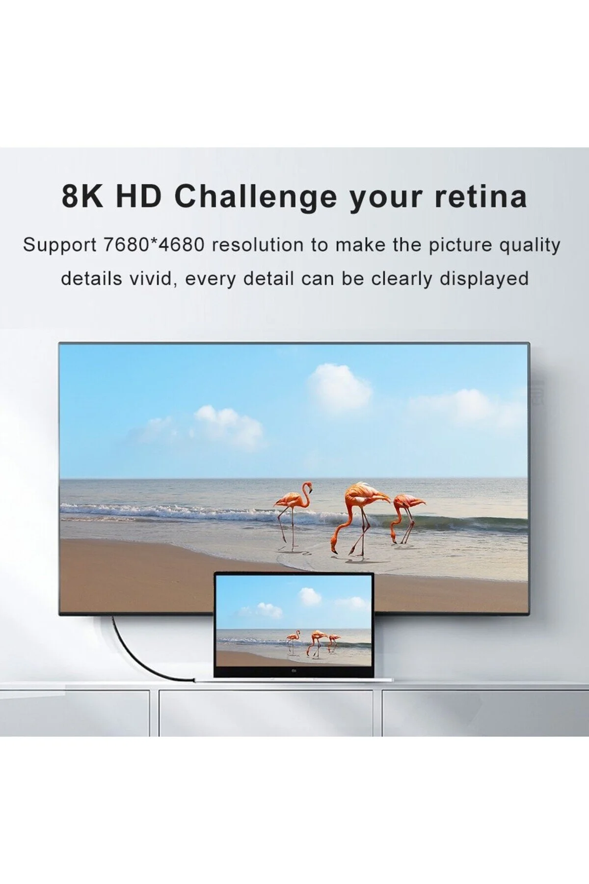 8k 1.5 Metre Ultra Yüksek Hızlı Hdmı 2.1 Kablo 8k Uhd 4k 120hz 48gbps Hdtv/ Pc/ Dizüstü Bilgisayar Ve Oyun Konsolları İçin 1.5m Hdmı Kablosu 001