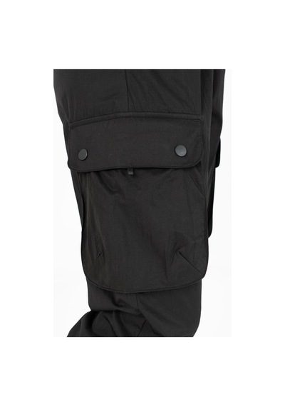 Maraton Comfort Kadın Dönüşlü Lastik Paça Siyah- Pantolon Siyah-