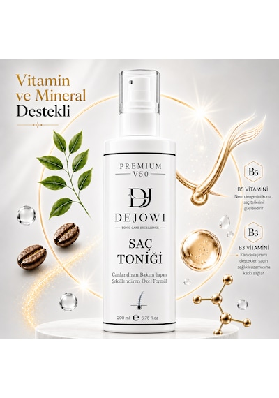 Dejowi V50 Premium Keratin Destekli Saç Ve Saç Derisi Toniği 200ml
