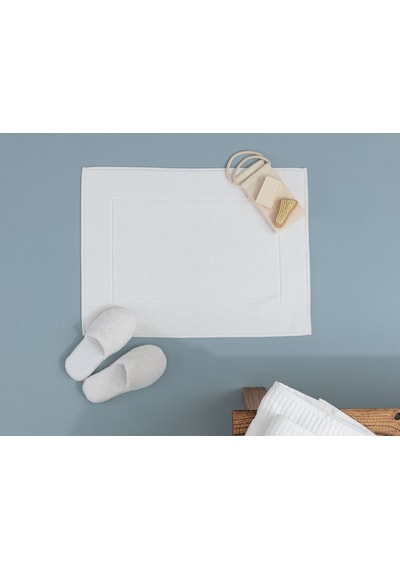 Madame Coco Stripe Armürlü Ayak Havlusu - Beyaz - 50X70 Cm Çok Renkli