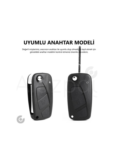 Fiat Fiorino Iveco Ducato Doblo Linea Punto Stilo Titan Gri Tpu Anahtar Kılıfı 1 Adet
