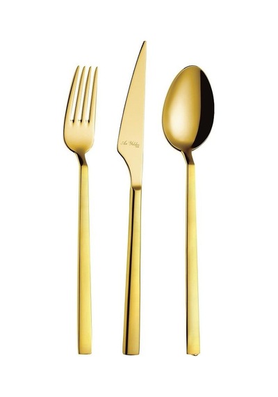 Aryıldız Vogue Gold Pvd 24 Parça Çatal Kaşık Bıçak Takımı Altın