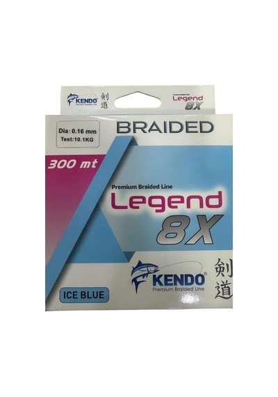 Kendo Legend 8x 300mt 0.16mm Örgü İp Misina Ice Blue