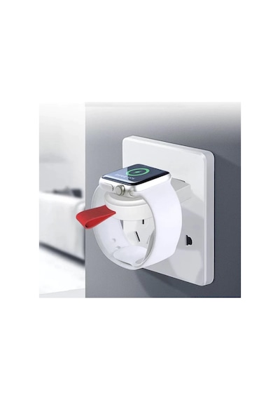 Ally IWatch Uyumlu 1-2-3-4-5-6 Se Magnetic Şarj Cihazı (193832616)-Beyaz