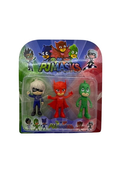 Pjmasks Pijamaskeliler Connor Greg Amaya Romeo Ninja Luna Oyuncak 6lı Karakter Seti 10 Cm