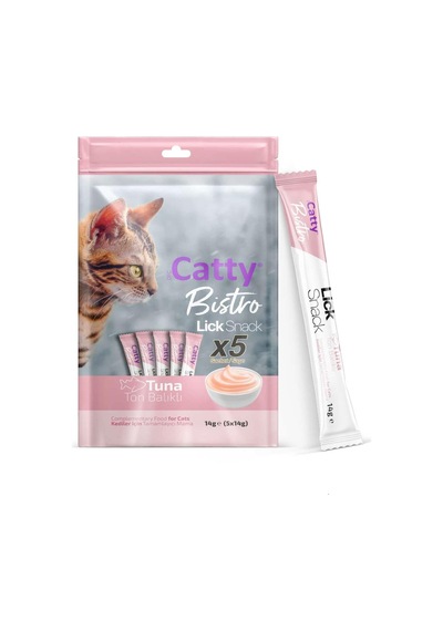 Catty Bistro Ton Balıklı Yavru Kedi Krema Ödülü 5 X 14 Gr