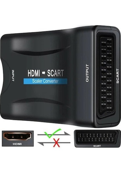 S Line Hdmi To Scart Av Çevirici Dönüştürücü Skart Convert