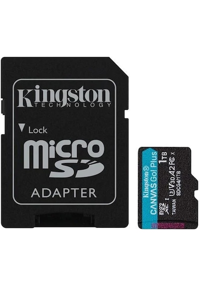 Kıngston 1tb Canvasgo+ Sdcg4/1tb Mıcro-sd Hafıza Kartı