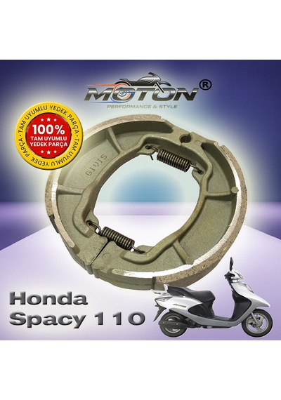 Honda Spacy 110 Arka Fren Balatası Kampana Tipi Yüksek Performans