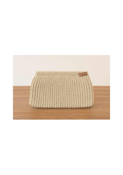 Ada Kostüm Tasarım Natura Krem Clutch Çanta Astarlı