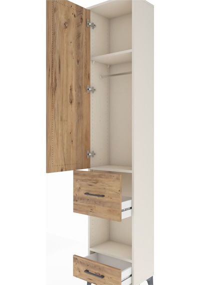 Arges Dolap 3 Raflı 2 Çekmeceli Tek Askılı 44x30x221 Aytaşı-çam Aytaşı Arges Dolap 3 Raflı 2 Çekmeceli Tek Askılı 44x30x221 Aytaşı-çam Aytaşı