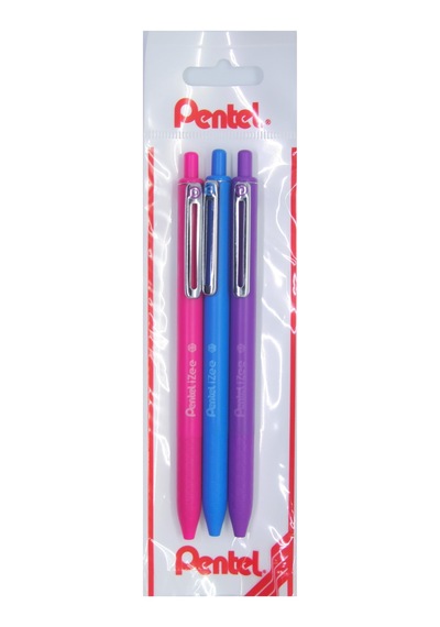 Pentel 0.7 Mm Yağ Bazlı Mekanizmalı Roller Kalem - İzee Pem-mav-mor