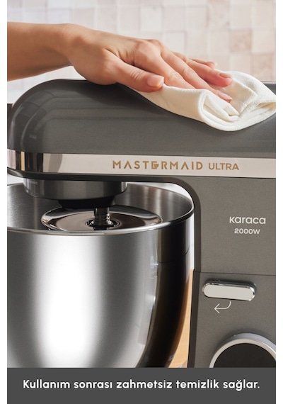 Karaca Mastermaid Chef Ultra D2000 W Dijital Ekranlı Hamur Yoğurma Makinesi