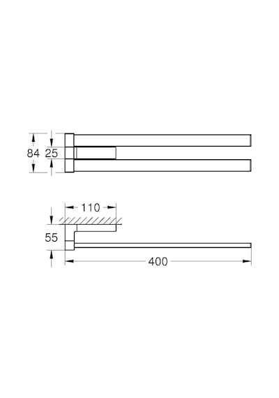Grohe Selection Cube Havluluk - 40768000 Çok Renkli