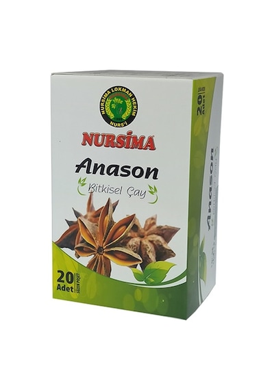Nursima Anason Bitkisel Çay 20 'li Süzen Poşet