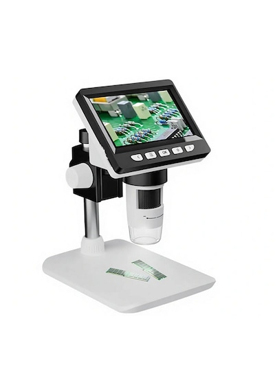 Ece Opto-edu Dijital Mikroskop Tamirci Mikroskobu Mini 4.3" Ips Lcd Ekran 1000x 1080p Büyütme