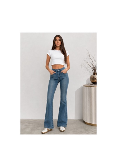 Bluemarlin Tint İşlemli Ön İşlemli Likralı Tam Kalıp Denim İspanyol Paça Jeans Pantolon Tint İşlemli Bluemarlin Tint İşlemli Ön İşlemli Likralı Tam Kalıp Denim İspanyol Paça Jeans Pantolon Tint İşlemli