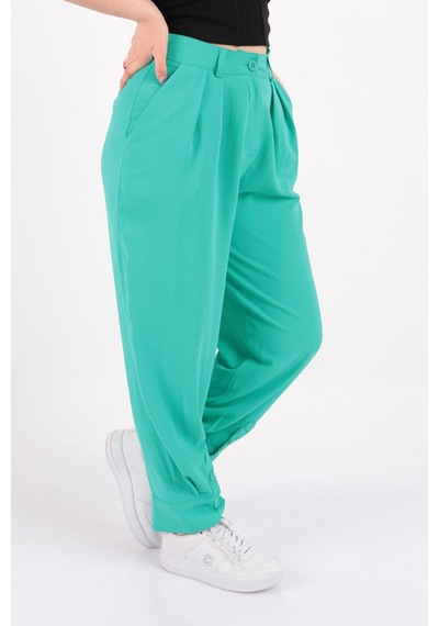 Puane 18160 Kadın Pantolon Ss 18160-66-R4996 Yeşil