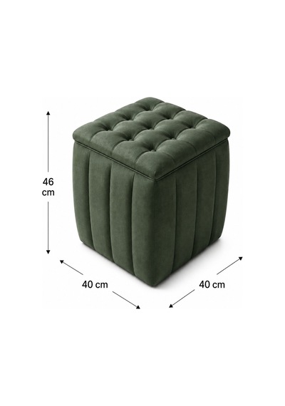Belora Kumaş Puf 40x40 Cm Kare Lüks Dekoratif Oturma Pufu, İthal Kumaşlı Ultra Yumuşak Premium Salon Ve Ayak Uzatma Pufu Haki - 908231317 Haki Belora Kumaş Puf 40x40 Cm Kare Lüks Dekoratif Oturma Pufu, İthal Kumaşlı Ultra Yumuşak Premium Salon Ve Ayak Uzatma Pufu Haki - 908231317 Haki