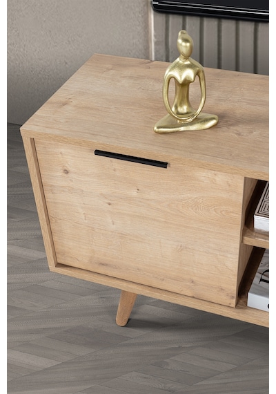 3622 Sina 160 Cm Ahşap Ayaklı , Metal Kulplu Tv Ünitesi , Safir , Tv Sehpası , Salon Safir