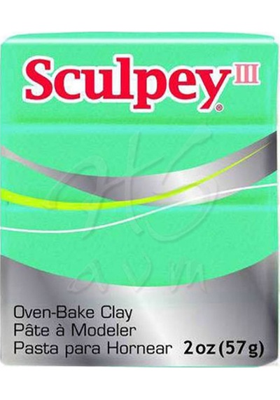 Sculpey Polimer Kil 538 Teal Pearl