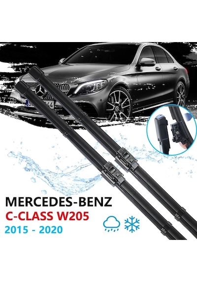 Mercedes C Serisi W205 Ön Cam Silecek Süpürgesi Takımı 2015-2020