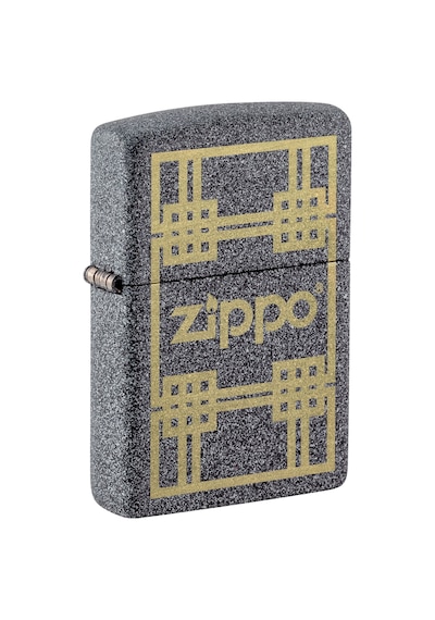 Zippo Iron Stone Gilded Dizayn Çakmak Gri