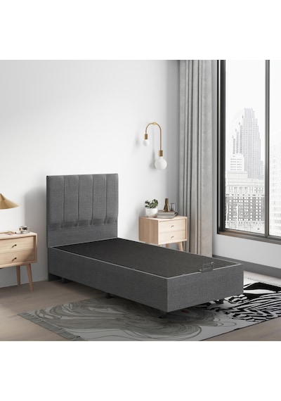 Azra Yatak Tek Kişilik Elite Pedli Tam Ortopedik Yatak Baza Başlık Seti Konuma Özel Teslimat 90 x 190 CM