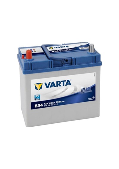 12V 45 Ah Amper 330A Varta Akü Bluedynamic B34 (Ters Kutup) / 262371611
