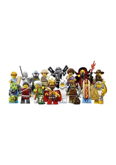 Lego Minifigür - Seri 13 - 71008 - 16 Figür Tam Set